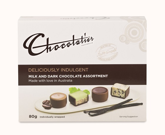 Deliciously Indulgent Milk & Dark Chocolate Assortment 80g